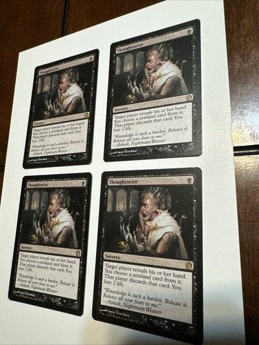 Thoughtseize X4 mtg Theros | eBay