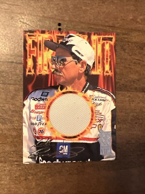 Dale Earnhardt 1996 Press Pass VIP Firesuit Silver Foil Very Rare