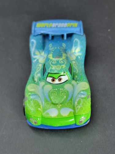 MATTEL CARS MOVIE CARLA VELOSO DIECAST CAR BRAZIL WGP RACER
