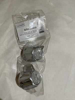 Gerber Small Metal Lever Handle Set with Screws in Chrome Bag of 2 G0060100 NEW