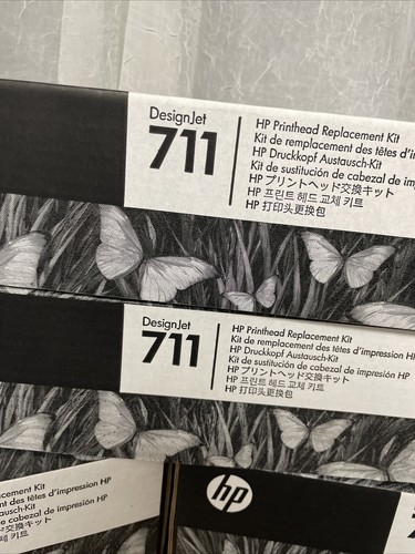 HP C1Q10A OEM HP 711 Genuine Ink Cartridge Printhead Replacement Kit PRE