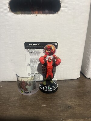 Marvel Heroclix Hulkpool #064 w/ Card & Comic Panel Deadpool and the X-Force Set
