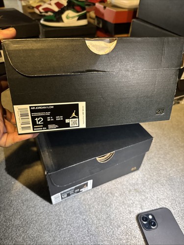 JORDAN SIZE 12 - AIR JORDAN 1 LOW GAME ROYAL