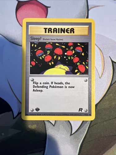 1st Edition Sleep! 79/82 - Team Rocket - Pokemon Card - Near Mint