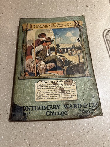 Montgomery Ward ＆ Co.Catalogue　ビンテージカタログ Montgomery Ward & Co Winter 1925-26 Catalog Offer Vintage
