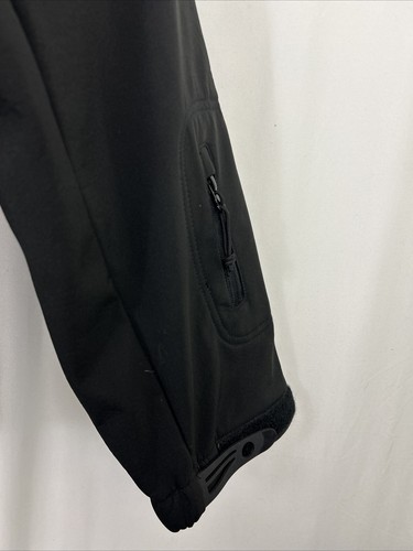 Rothco XL Tactical Jacket 9746 Black Full Zip Hooded Pockets Polyester