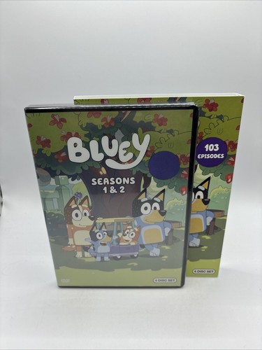 Bluey: Seasons 1 & 2 [New DVD] Boxed Set *Factory Sealed* W/ SLIPCOVER