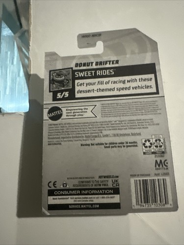 2023 Hot Wheels Donut Drifter Sweet Rides 5/5 Regular 💥Treasure Hunt 💥F Case