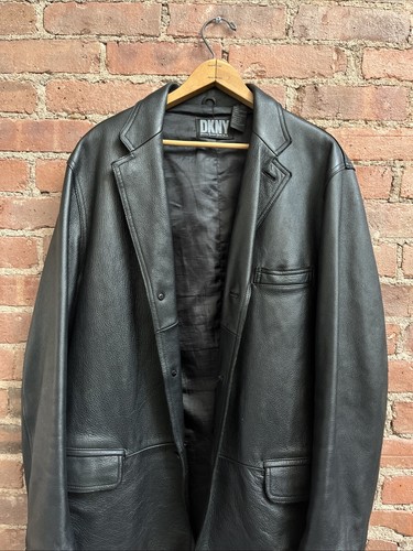DKNY レザージャケット ベージュ S オシャレ ヴィンテージ ポケット