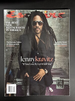 Esquire magazine winter 23 / 2024 Lenny Kravitz