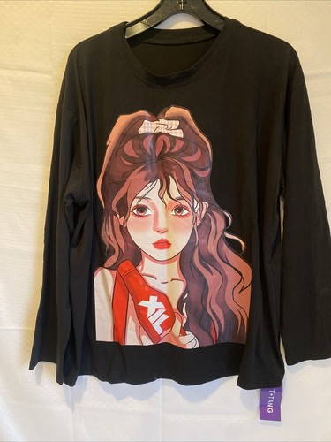 FACT GIRL Longsleeve Tee ロンT Tシャツ L LONG SLEEVE GRAPHIC TEE / ロングスリーブグラフィックティー