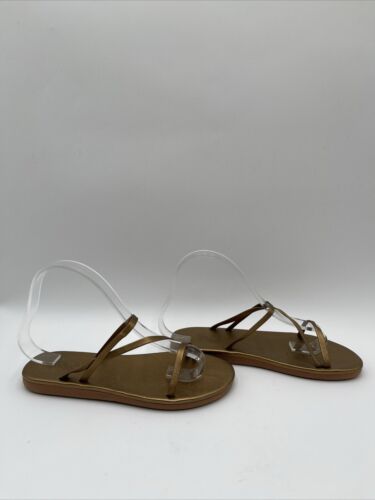 Women’s Ancient Greek Sandals Parthena Metallic Leather Sandals Bronze Size 38 Women’s Ancient Greek Sandals Parthena Metallic Leather Sandals Bronze Size 38