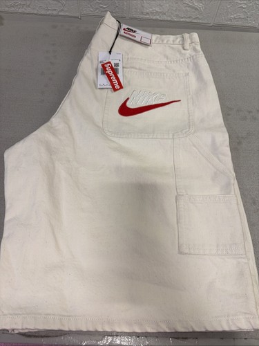Supreme Nike Denim Shorts Natural Size 38 | eBay Supreme Nike Denim Shorts Natural Size 38 | eBay
