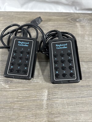 Vintage Genuine OEM Atari 2600 Keyboard Controller CX50 Pair (2) Tested+ Working