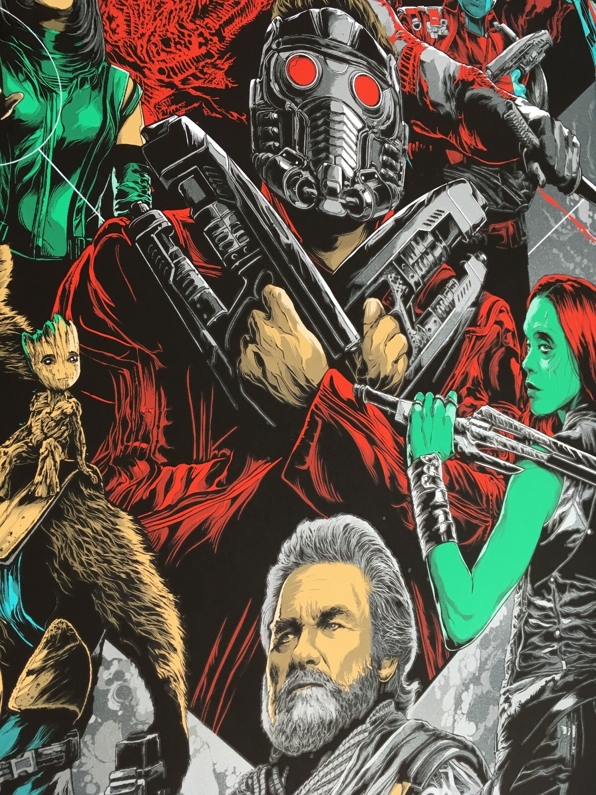 Guardians of the Galaxy Vol 2 Mondo Poster by Ken Taylor
