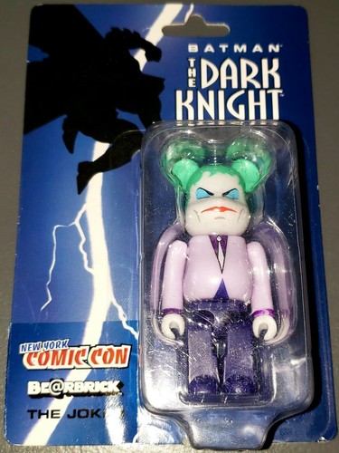 MEDICOM NYCC BEARBRICK BATMAN THE DARK KNIGHT RETURNS THE JOKER FIGURE MISP