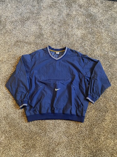 【vintage】Nike PSV ジャケット 青　XL Vintage Nike Jacket Mens XL Gray Blue Track Full Zip Long