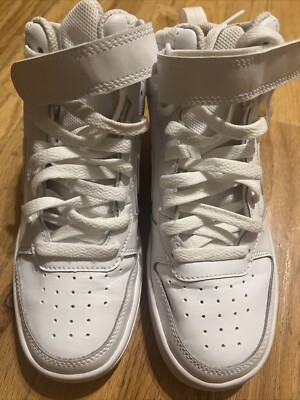 Nike Youth All Day Play High Top Size 5Y Sneakers White CD7782-100
