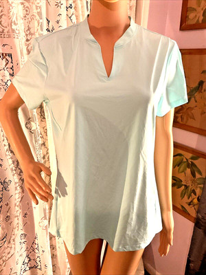 Baleaf aqua Blue UPF 50 Athletic Shirt NWT Large