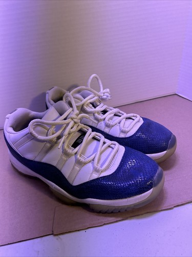 Nike Air Jordan 11 Retro Low LE Snakeskin White/Navy CD6846