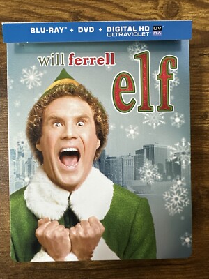 Elf Steelbook 4K Ultra HD Blu-ray (10th Anniversary) Mint Region Free
