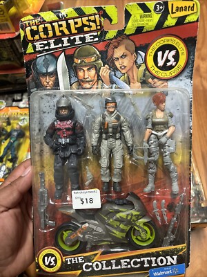 Lanard The Corps Elite Curse Action Figures 3 Pack Ogre Buckshot Snakebite New 
