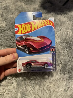 Hot Wheels 5/5 Chevrolet Corvette Stingray Red HW Dream Garage 109/250