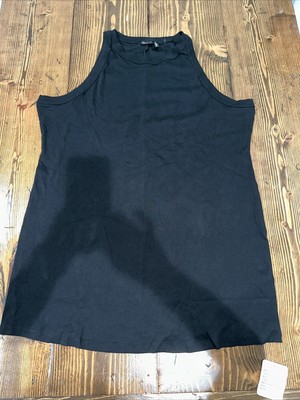 NWT ASOS Designs Women s Plus Size 26 Ribbed Sleeveless Ribbed Dress - Black