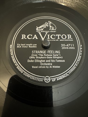 洋楽 Creative / Natural RCA Victor 78 RPM Duke Ellington - Strange Feeling / Balcony