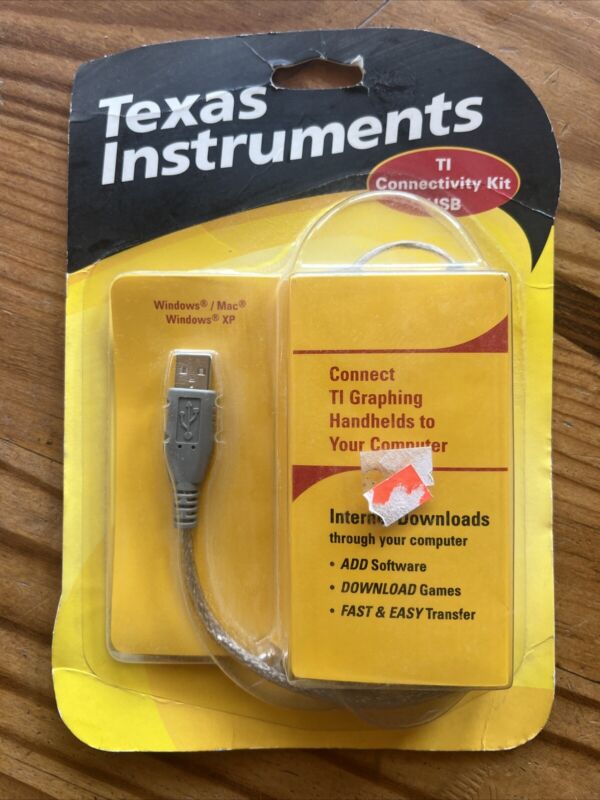 New Texas Instruments TI Connectivity Kit USB Windows Mac SEALED