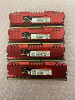G. SKILL RIPJAWS Z 32GB 8GB X4 DDR3-1600MHz PC3-12800 1.5V F3-12800CL10Q-32GBZL