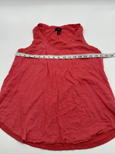 Gap Tank Top Women Medium Orange Solid Halter ..#16658