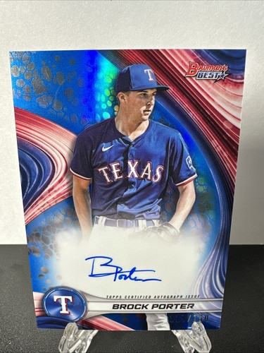 Bowman's Best 2024 Brock Porter Auto Color Match /150 | eBay