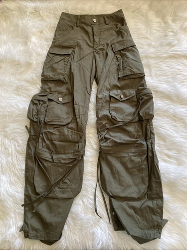 【関税込み】The Attico レッド Fern カーゴパンツ THE ATTICO 'FERN' CARGO PANTS | rboutique | REVERSIBLE