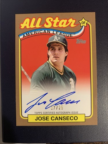 2018 Jose Canseco auto ホゼカンセコ 直筆サイン 2018 Jose Canseco auto ホゼカンセコ 直筆サイン