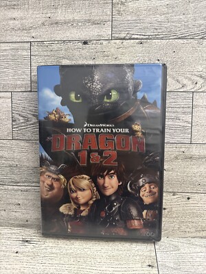 HOW TO TRAIN YOUR DRAGON 1 & 2 NEW SEALED DVD 2018 SET Ships FREE