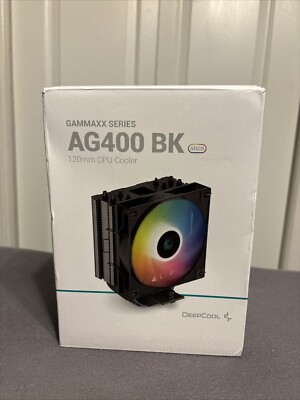 DEEP COOL GAMMAXX SERIES AG400 BK  120MM CPU COOLER ARGB