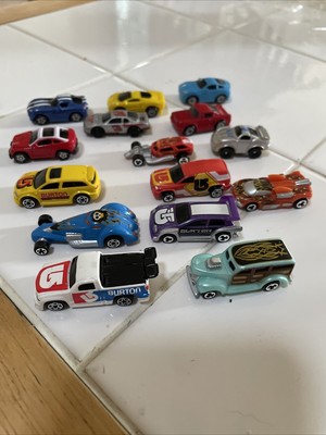 Assortment Of 15 Micro Toy Cars Hot Wheels And Unknown Maker