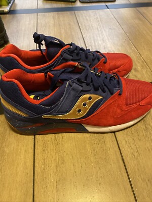 Saucony grid red sale