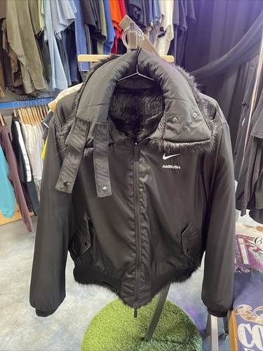 NIKE AMBUSH リバーシブル　トラックジャケット　ジャケット　ジャージ NIKE × AMBUSH ナイキ アンブッシュ Reversible Faux Fur