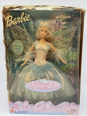 swan lake mattel barbie odette doll with light up wings nr 364894769649