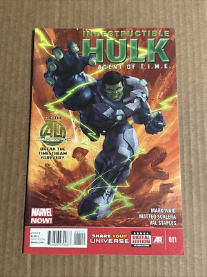 INDESTRUCTIBLE HULK #11 FIRST PRINT MARVEL COMICS (2013) AGENT OF TIME