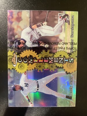1999 Topps Finest Compliments REFRACTOR Derek Jeter #C5 Nomar Garciaparra