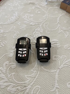 LOT OF 2 DSC WT4989 4 Button Wireless Backlit Security Key Fob With Icon Display