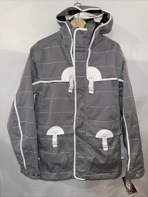 NWT Rare Burton Ronin Utility Ski Snowboarding Jacket Bright White 110L Large