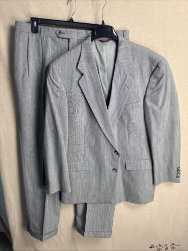 50's 60's UNKNOWN 絣柄 タックスラックス ブラック ブルー