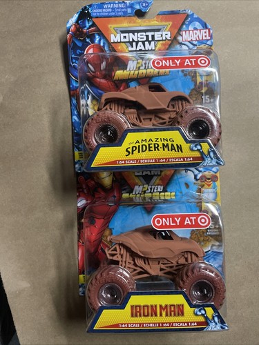 激レア！2002年 ホットウィール ・モンスタージャム・スパイダーマン 1/64 Amazing Spider-man MONSTER JAM Marvel Truck 2024 1/64 Spin