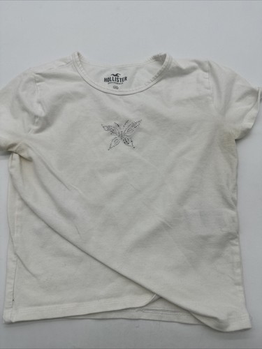 Hollister グレー Tシャツ Sサイズ Hollister 「Hollister」 ワンポイント半袖Tシャツ S グレー