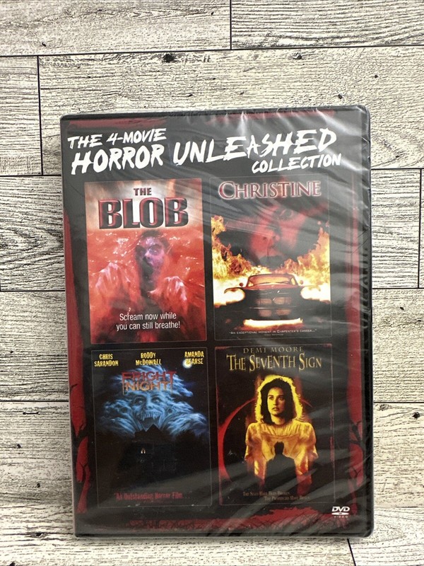 4-Movie Horror Unleashed Collection DVD Christine Blob Fright Night New