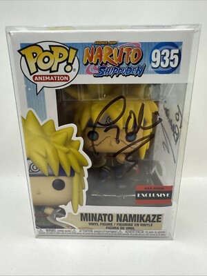 Funko POP! Anime MINATO NAMIKAZE SIGNED JSA CERT Tony Oliver #935  To Brandon 